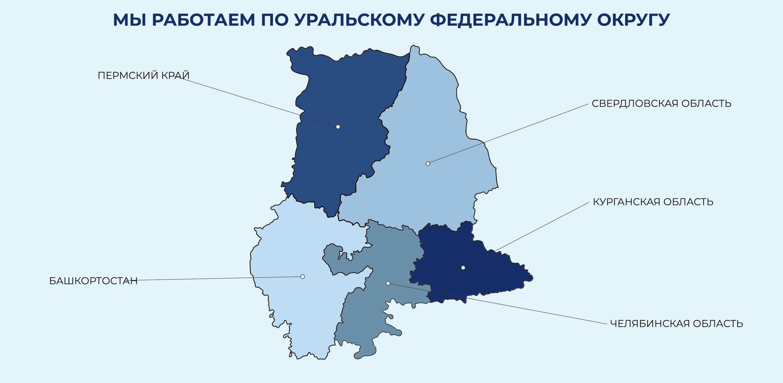 География работ по ремонту и обслуживанию грузоподъемной техники в Свердловской, Челябинской, Курганской областях, Пермском крае и Башкортостане